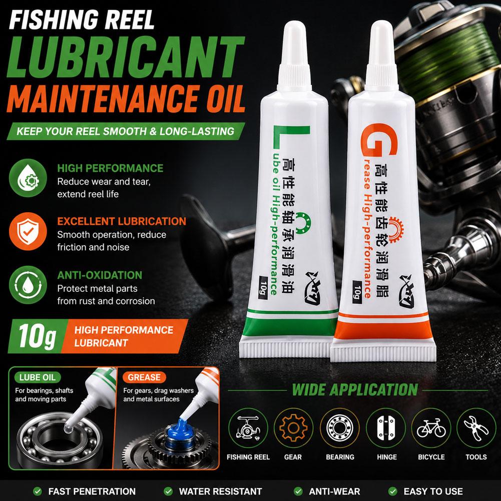 Fishing Reel Lubricant Oil Gre - Reel Oil recension och pris