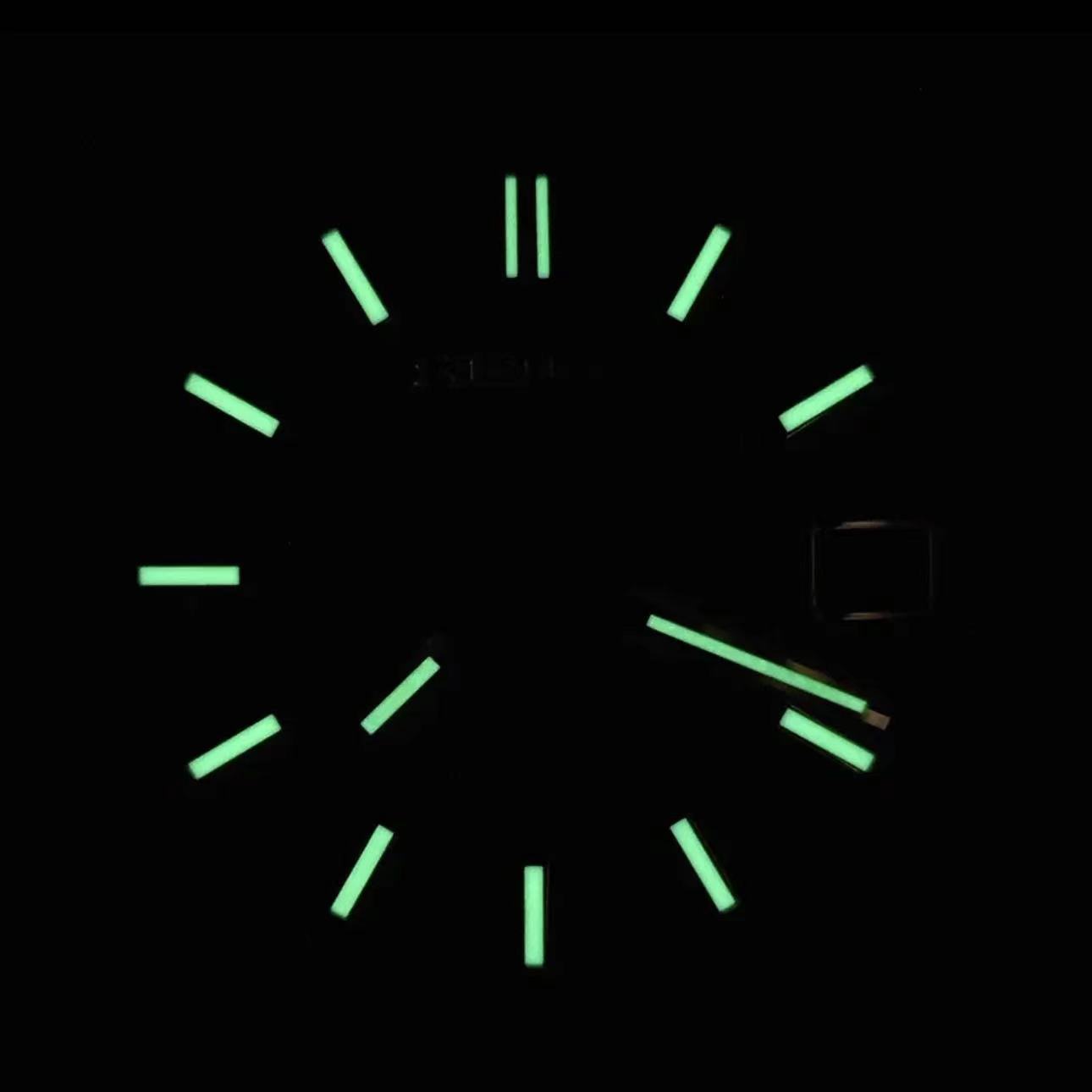 NH35 S Logo Date Green 28.5mm  - Reel Case recension och pris