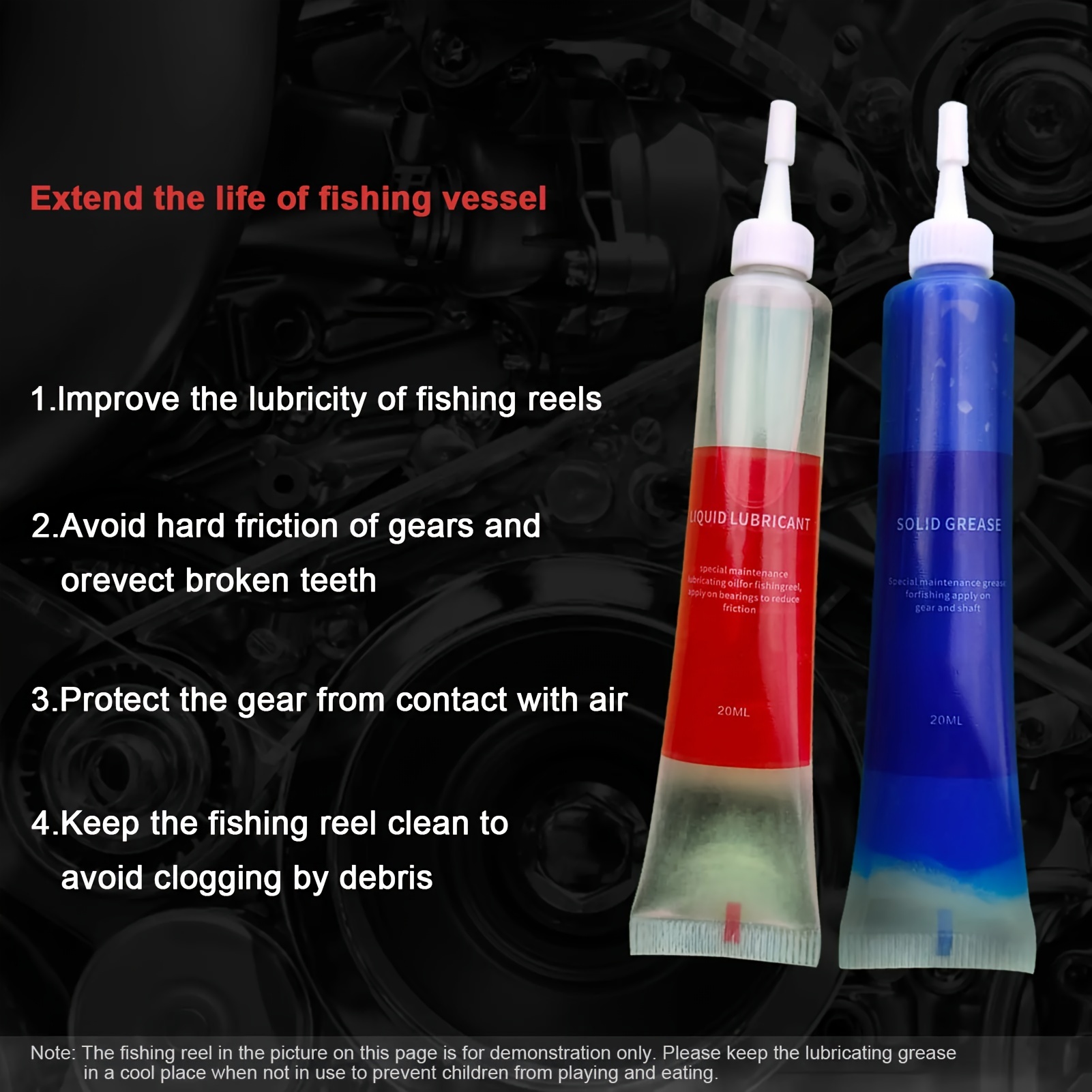 4pcs Fishing Wheel Maintenance - Reel Oil recension och pris