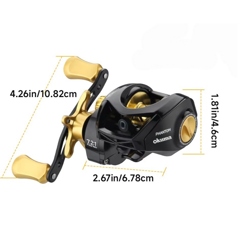 OKUMA Baitcaster Fishing Reel  - Baitcasting Reel recension och pris